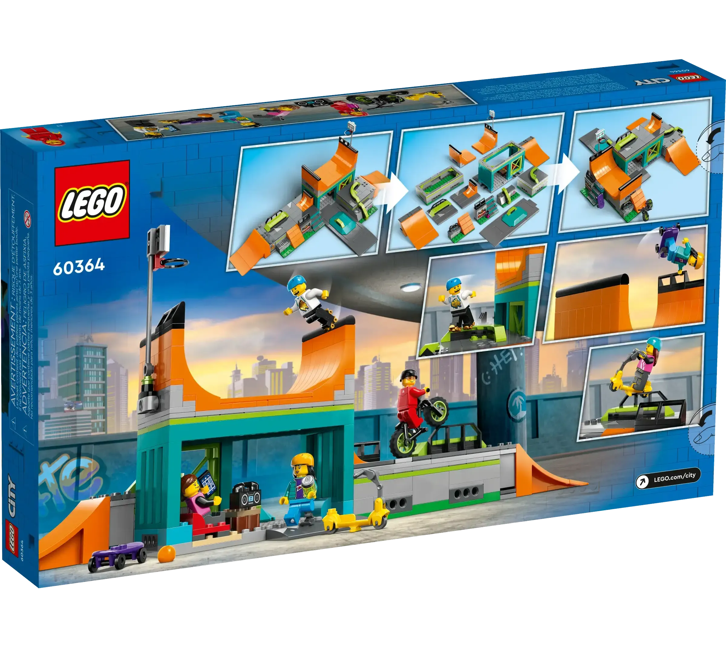 LEGO CITY 60364 Street Skate Park