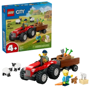 LEGO CITY 60461 Red Farm Tractor with Trailer & Sheep