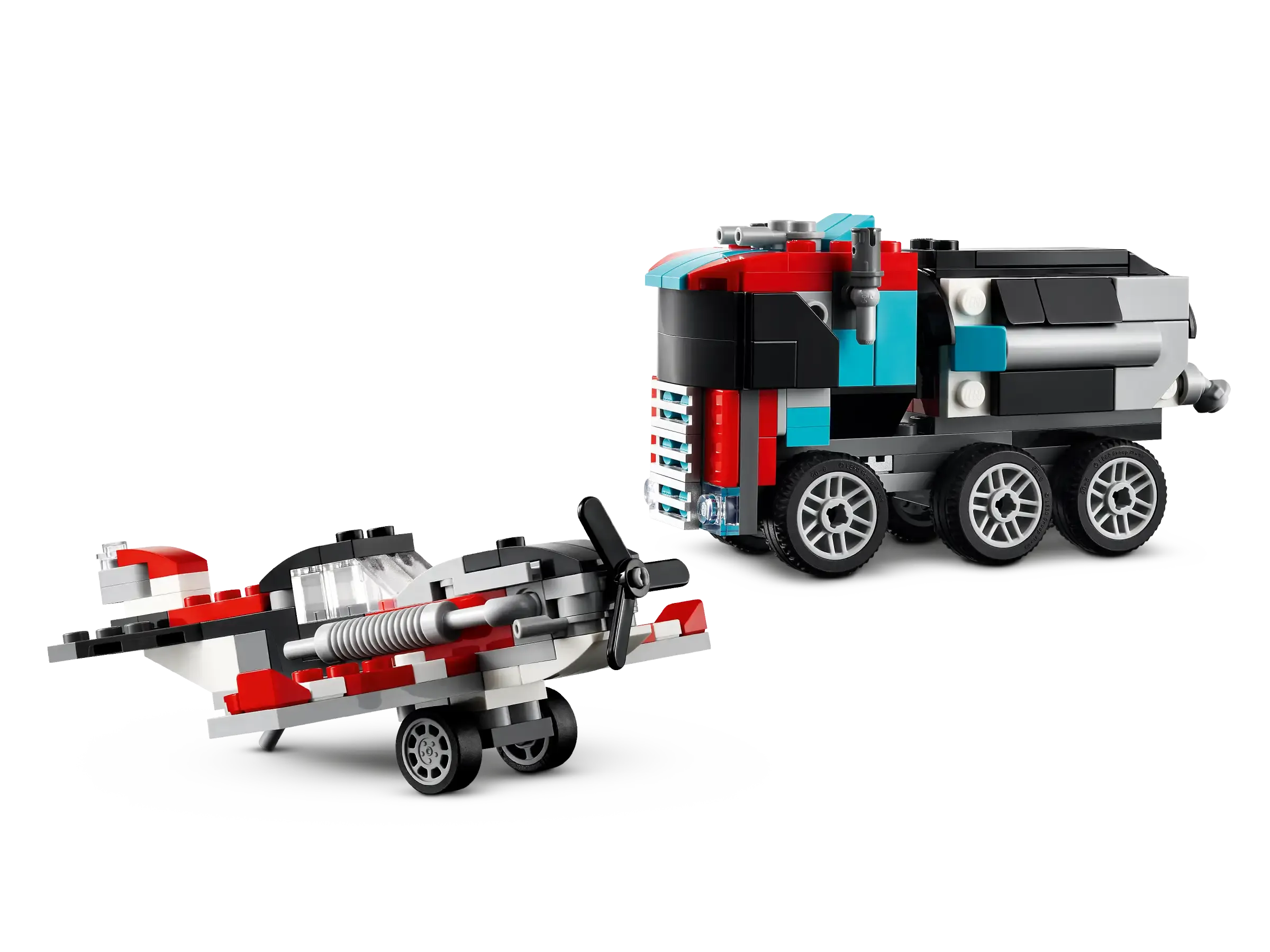 LEGO CREATOR 31146 Flatbed Truck with Helicopter