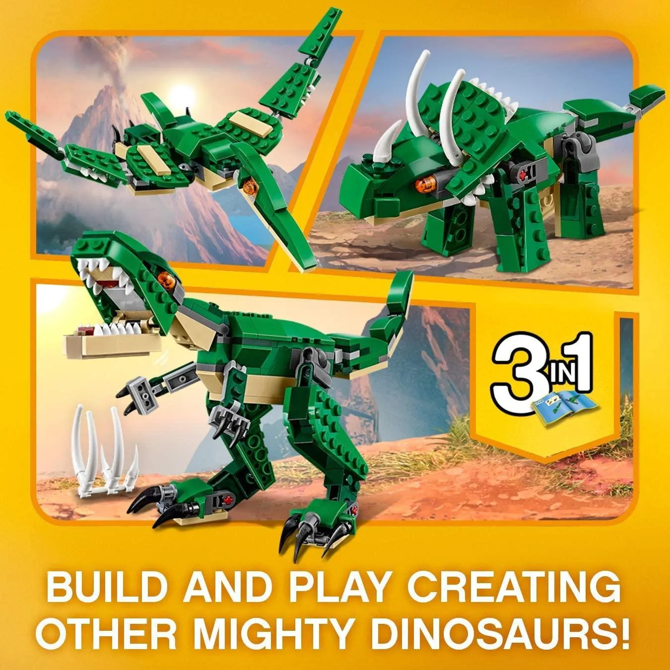 LEGO CREATOR 3in1 31058 Creator Mighty Dinosaurs Toy