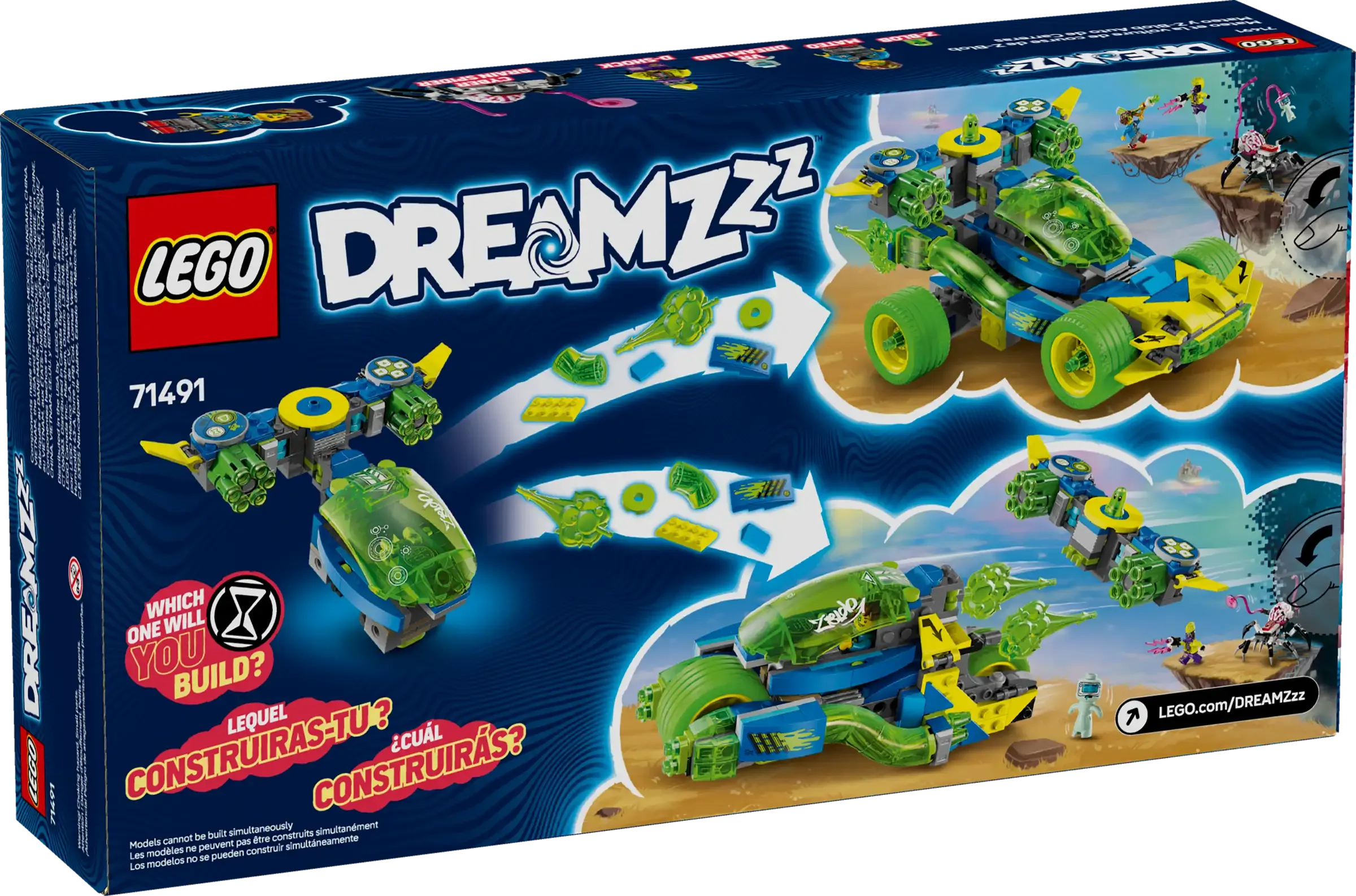 LEGO DREAMZZZ 71491 Mateo and the Z-Blob Action Race Car