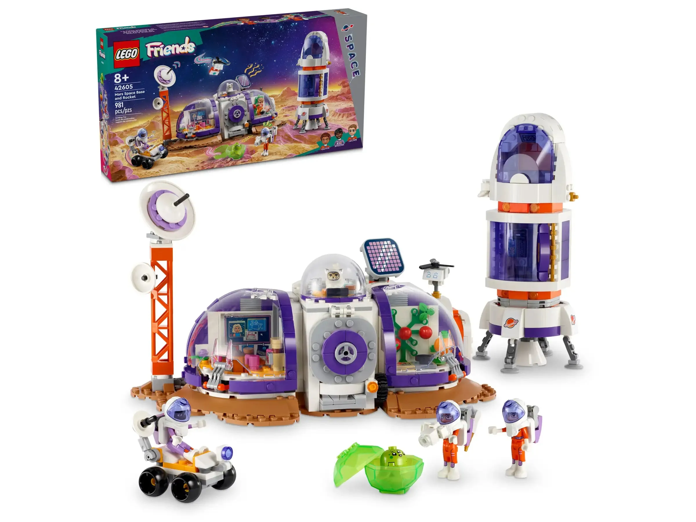 LEGO FRIENDS 42605 Mars Space Base and Rocket