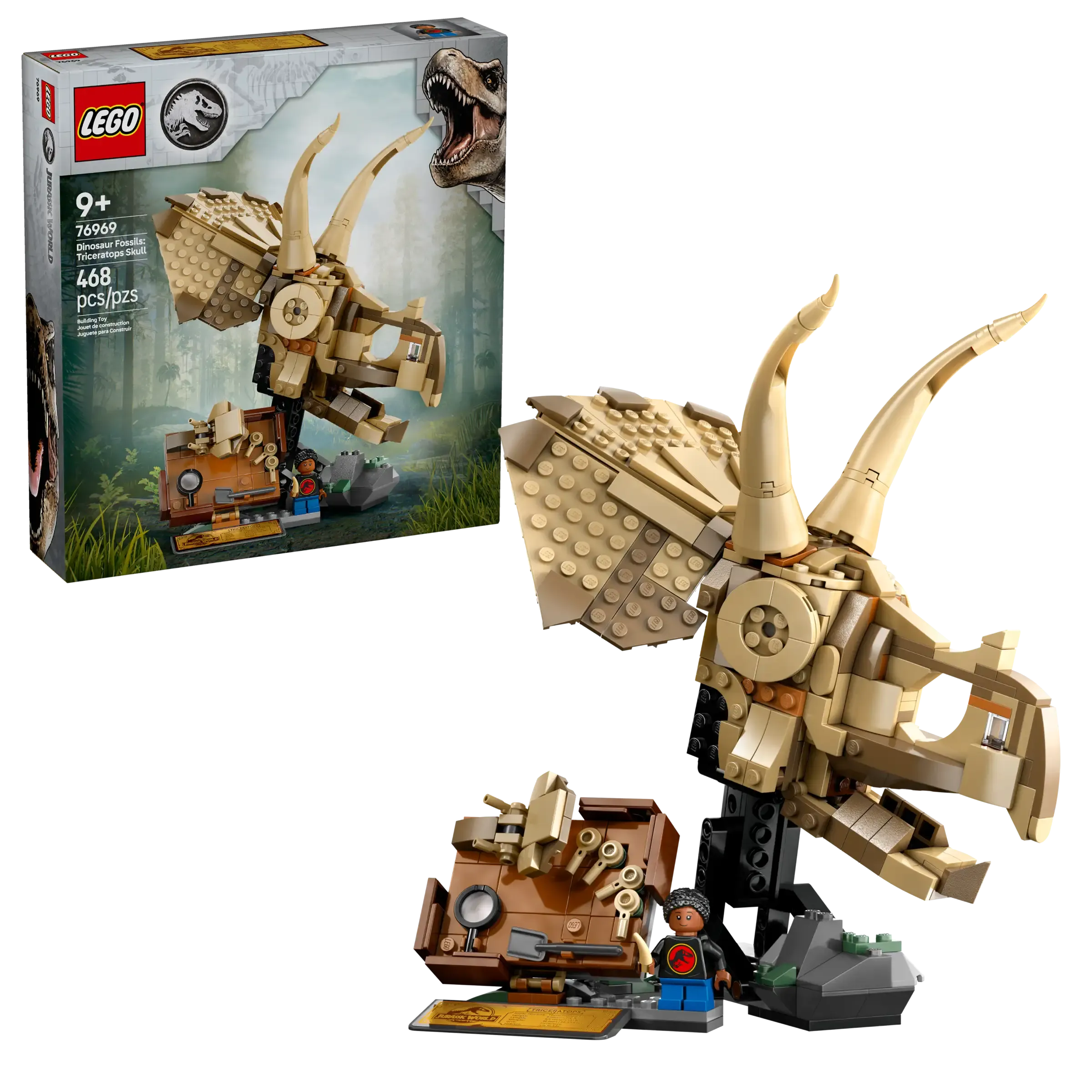 LEGO JURASSIC WORLD 76969 Dinosaur Fossils: Triceratops Skull
