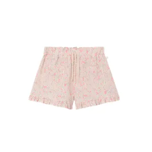 LINA CORAL PINK FLORAL SHORTS