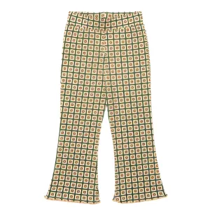 LIZZIE PANT - LAWN PINKING TILES