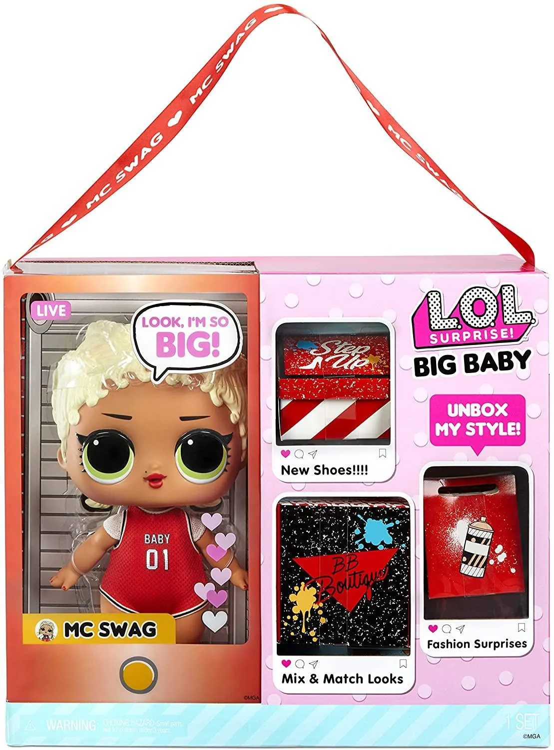 L.O.L. Surprise! Big Baby Doll M.C. Swag