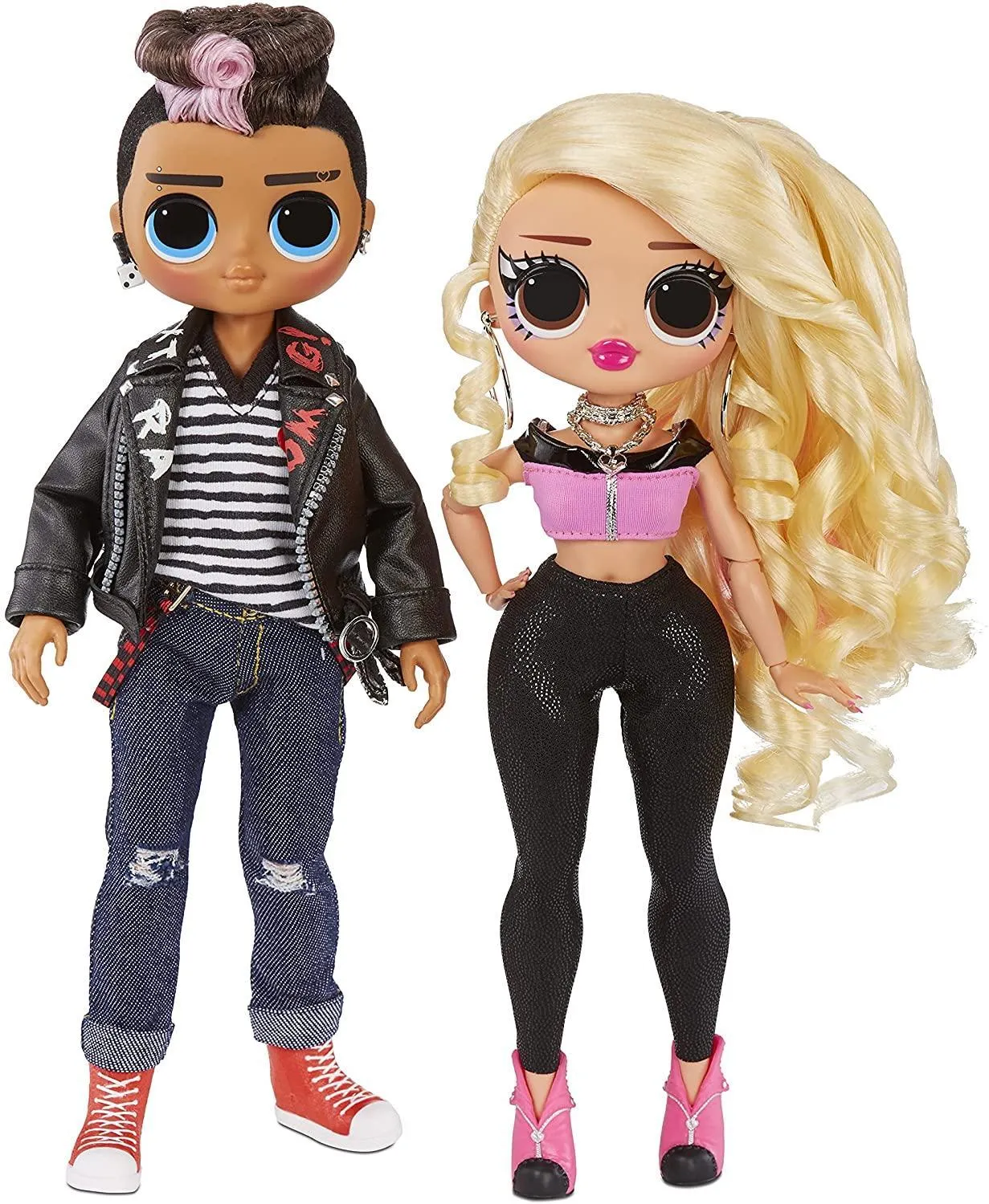 LOL Surprise OMG Movie Magic Fashion Dolls 2-Pack Tough Dude & Pink Chick