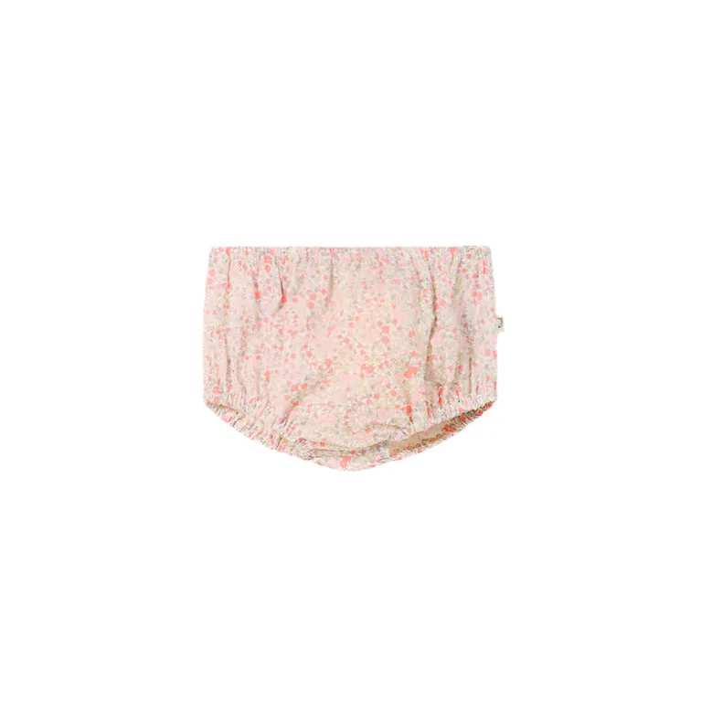 LOLA FLORAL ROMPER - CORAL