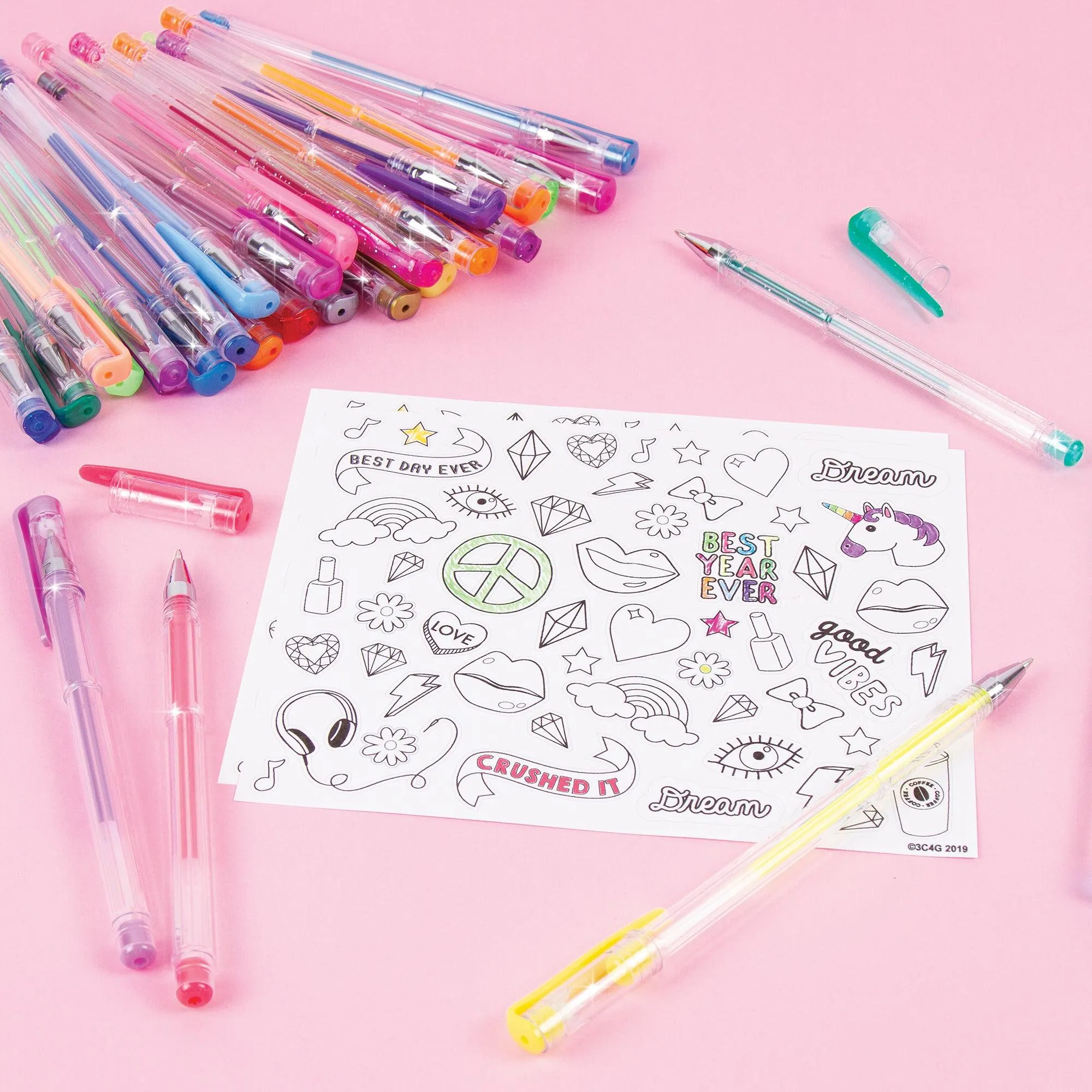 Make it Real 30 Piece Gel Pen Set