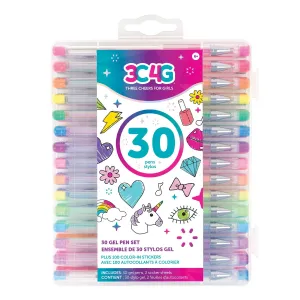 Make it Real 30 Piece Gel Pen Set