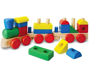 Melissa & Doug 10572 Wooden Stacking Train Toddler Toy