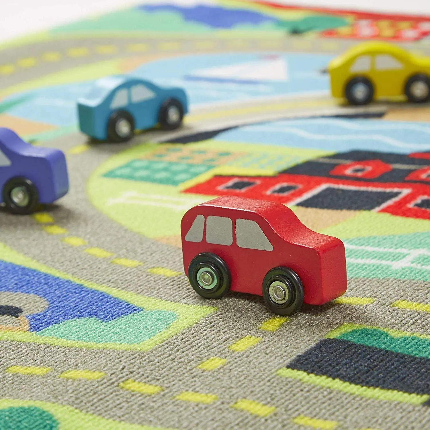 Melissa & Doug Around the Town Road Activity Rug