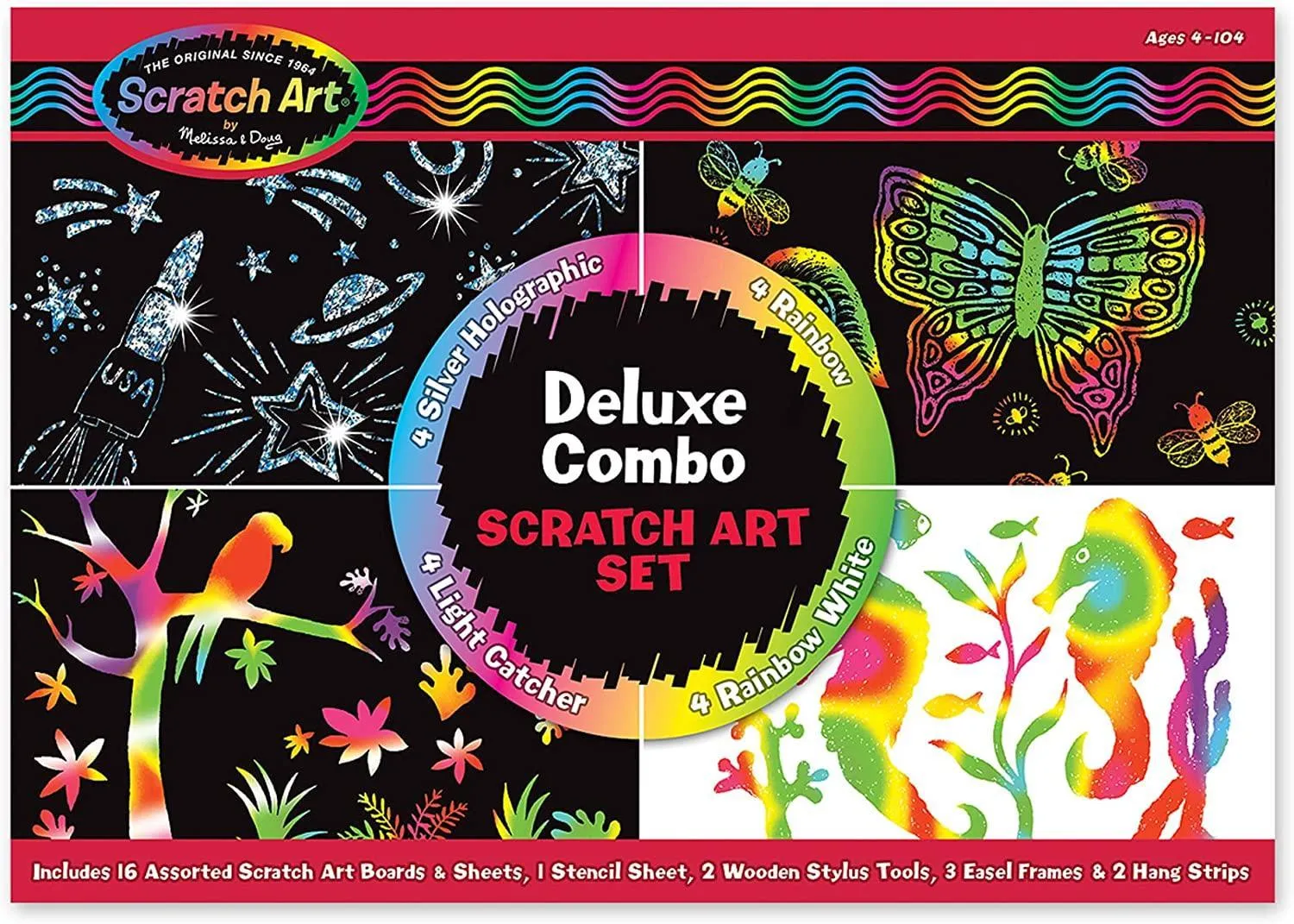 Melissa & Doug Deluxe Scratch Art Set