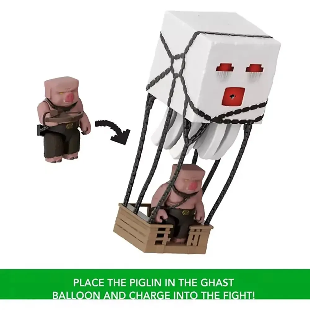 Minecraft Blast Attack Ghast Action Figure Set