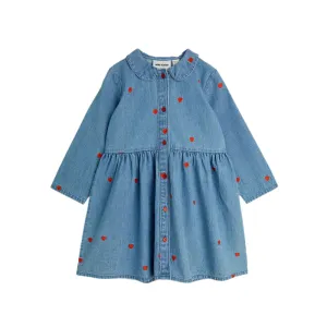 MINI HEART DENIM DRESS