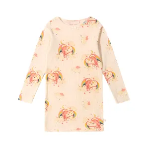 MINNIE GLITTER UNICORN DRESS GOTS