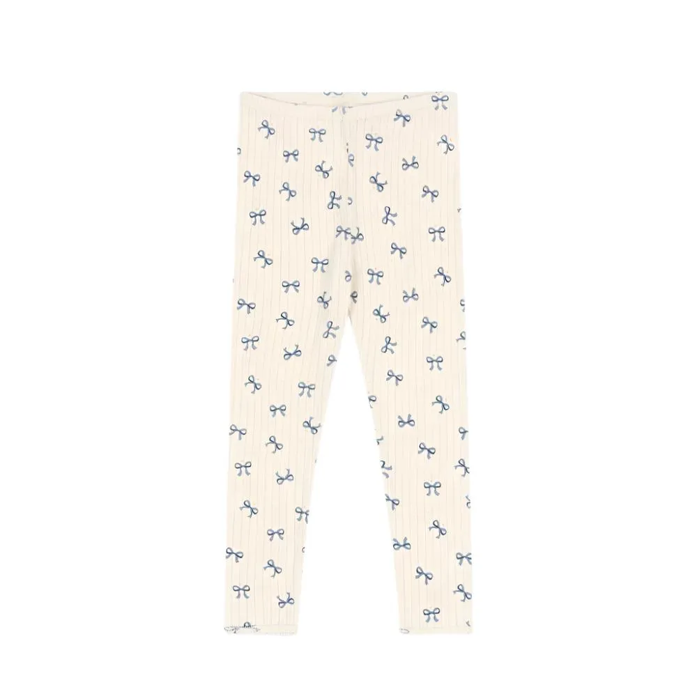 MINNIE GOTS PANTS - BOW BLEU