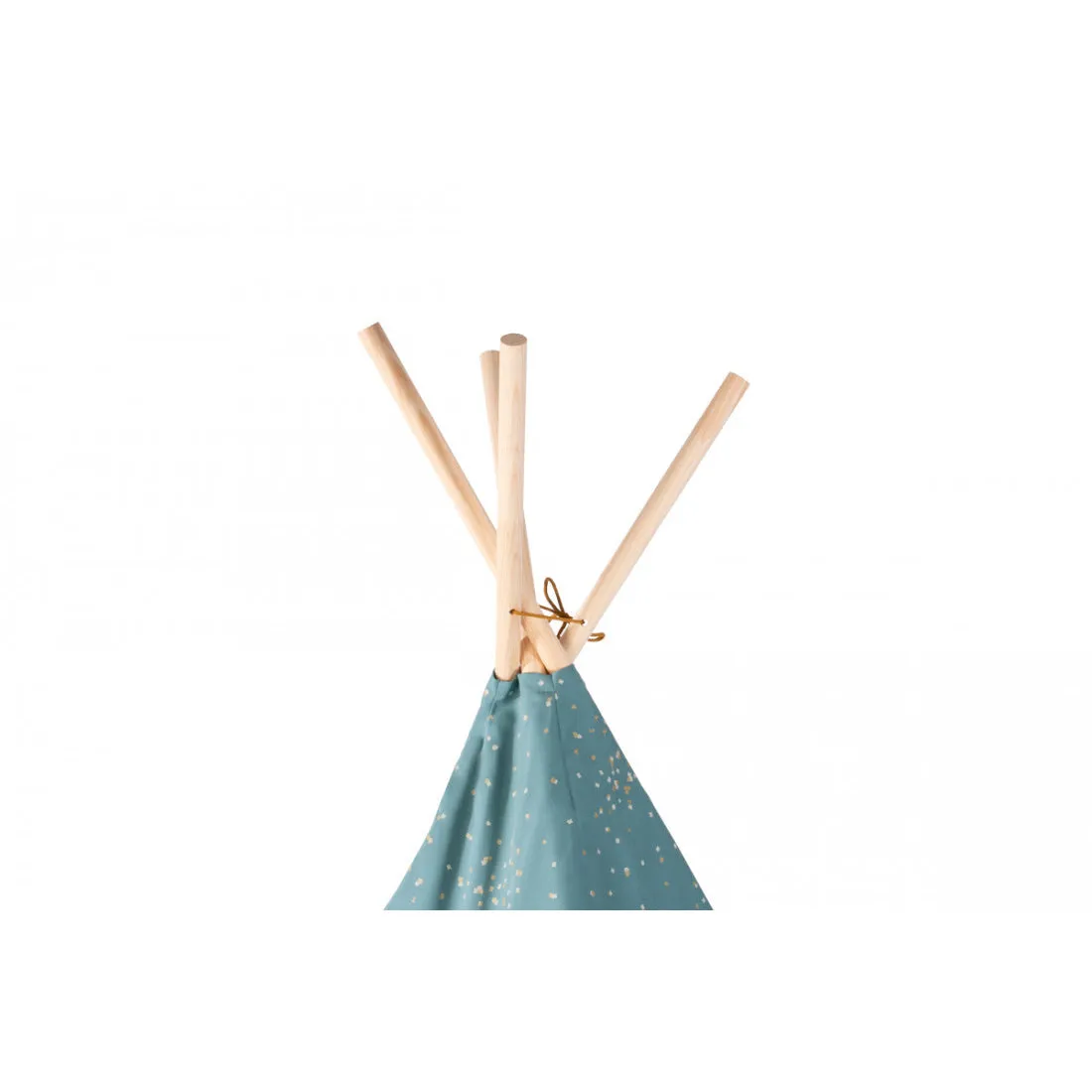 nobodinoz Phoenix Teepee Gold Confetti/Magic Green
