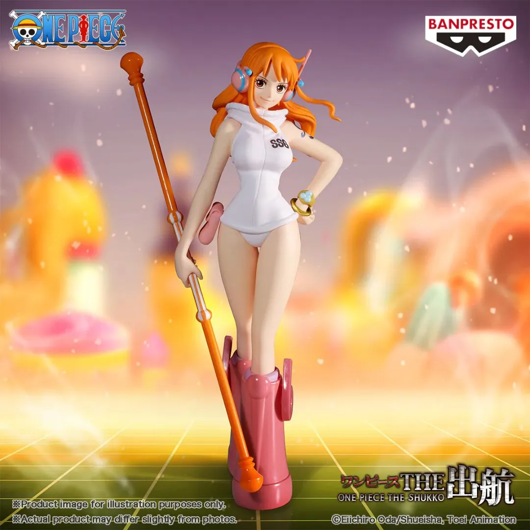 One Piece The Shukko - Nami - Ver.Egghead Figure  Statue By Banpresto
