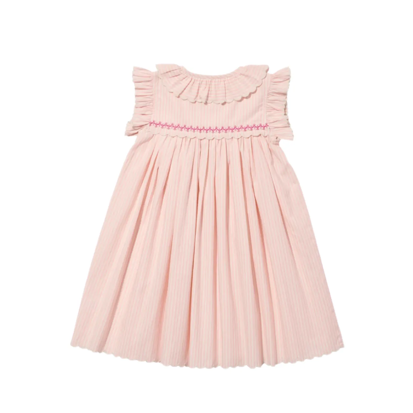 OSO & ME CHILD SADIE DRESS - PETAL TICKING