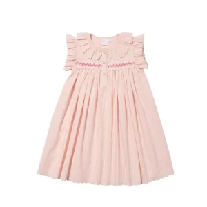 OSO & ME CHILD SADIE DRESS - PETAL TICKING