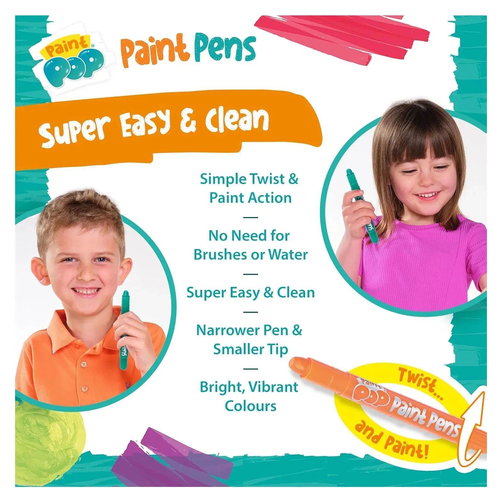 Paint Pop Paint Pens - 12 Pack