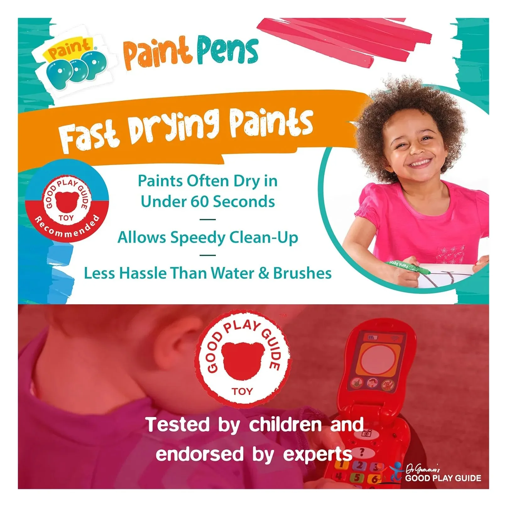 Paint Pop Paint Pens - 12 Pack