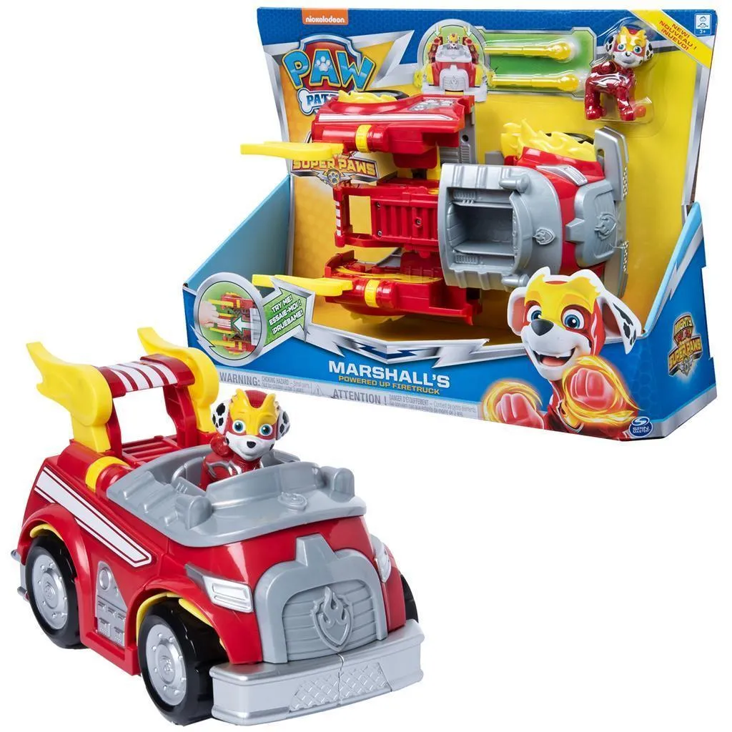PAW Patrol Mighty Pups SuperPaws Power Changing Vehicles - Assorted