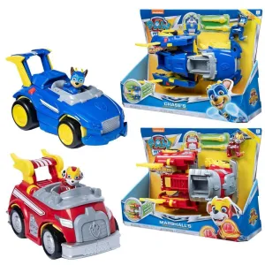 PAW Patrol Mighty Pups SuperPaws Power Changing Vehicles - Assorted