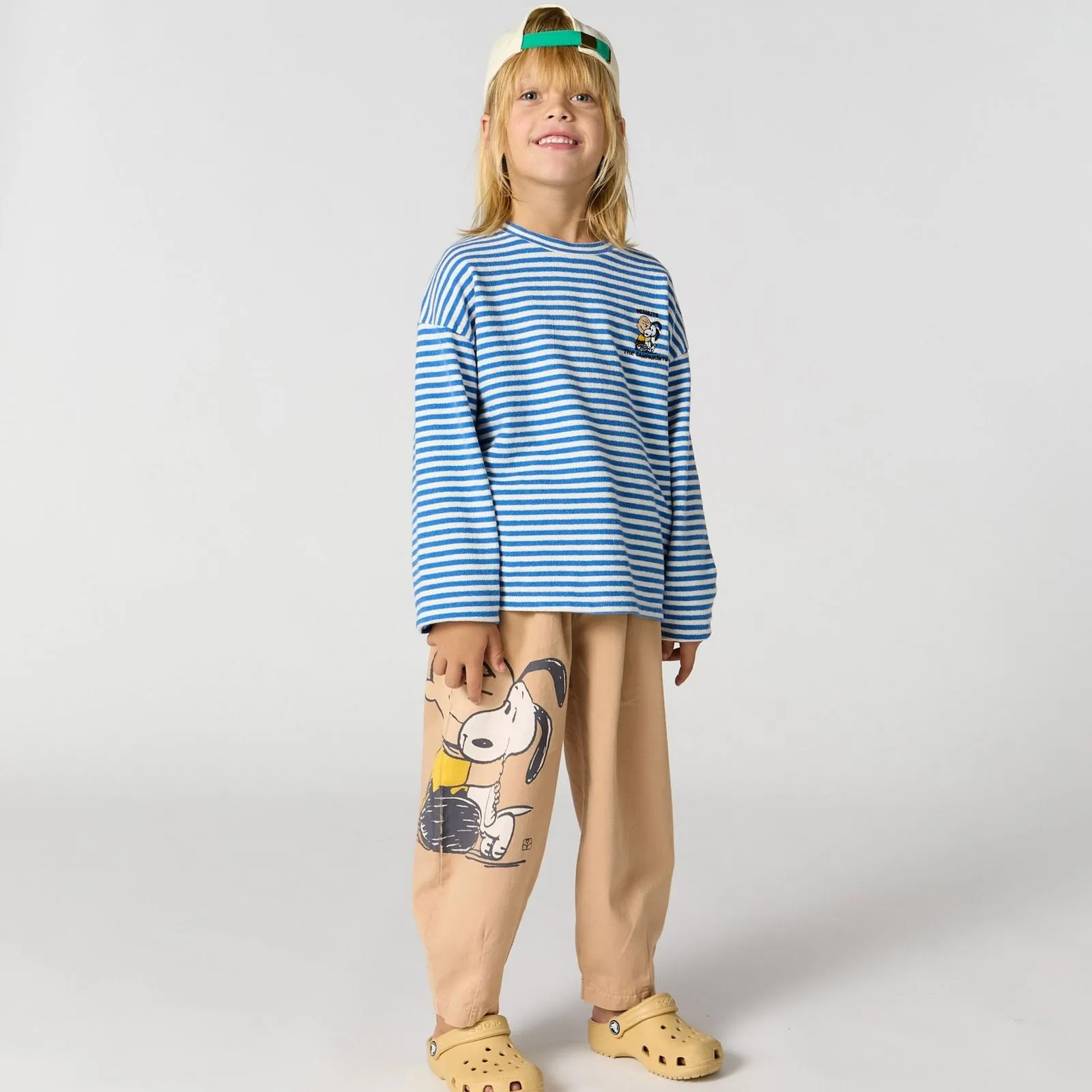 PEANUTS STRIPED LONG SLEEVES TSHIRT