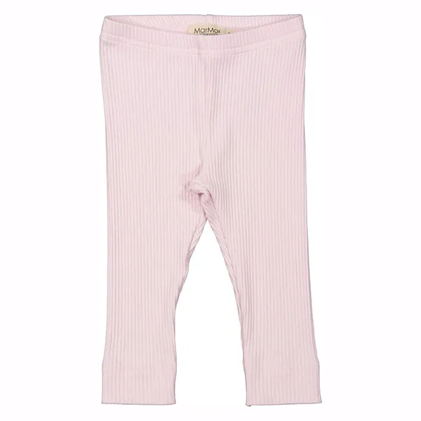 PLAIN BODY RIBBED LEGGING - LILAC
