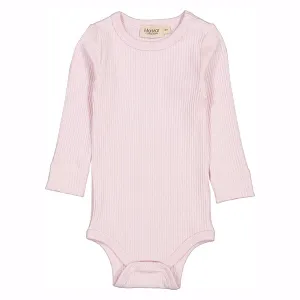 PLAIN BODY RIBBED LONG SLEEVE ONSIE - LILAC