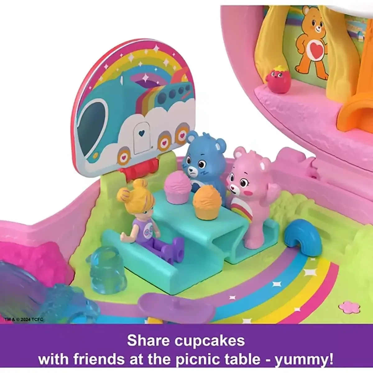 Polly Pocket X Care Bears Dolls & Playset