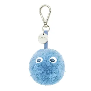 POM POM REFLECTOR CHARM - BABY BLUE