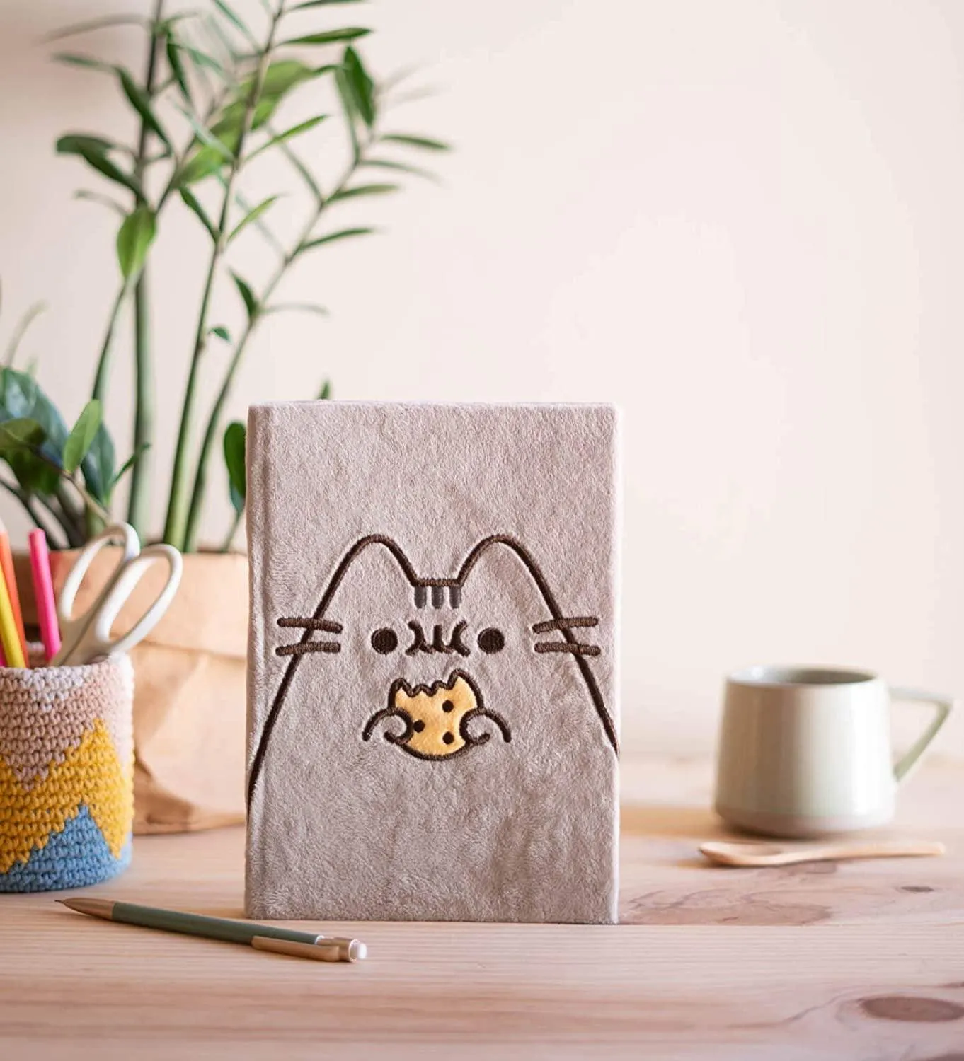 Pusheen Foodie Collection A5 Plush Notebook