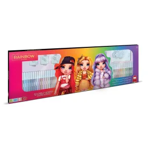 Rainbow High 60 Markers Art Playset