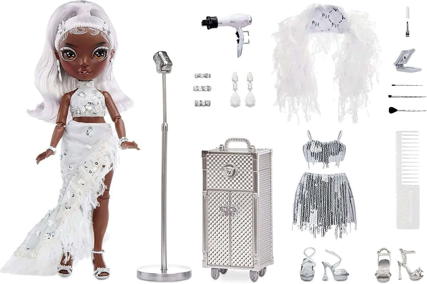 Rainbow High Rainbow Divas Doll - Silver Ayesha Sterling