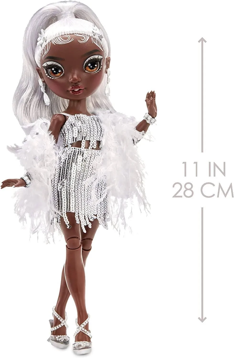 Rainbow High Rainbow Divas Doll - Silver Ayesha Sterling