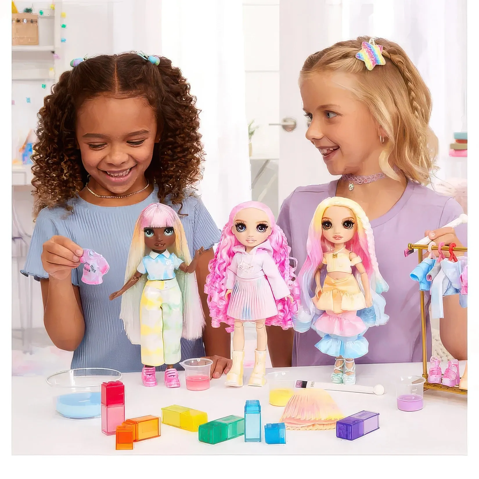 Rainbow High Watercolour & Create Fashion DIY Doll - Purple Eyes