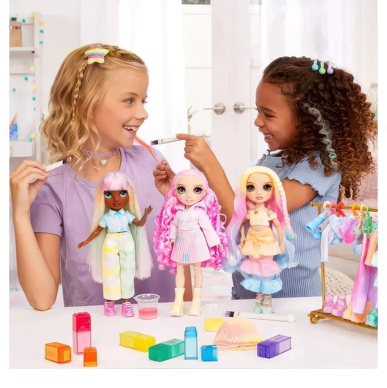 Rainbow High Watercolour & Create Fashion DIY Doll - Purple Eyes