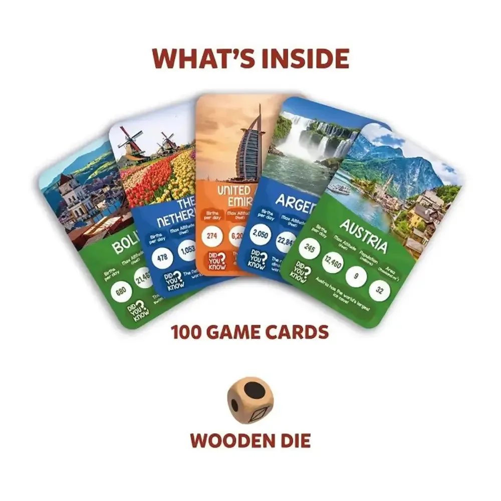 Rank Up: Countries of The World Card Game