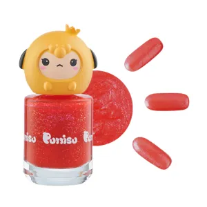 SAFE PEEL-OFF NAIL POLISH - PEARLIZED TWINKLE RED