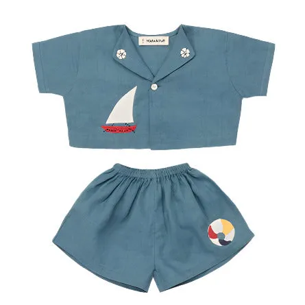 SEASIDE BUTTON TOP