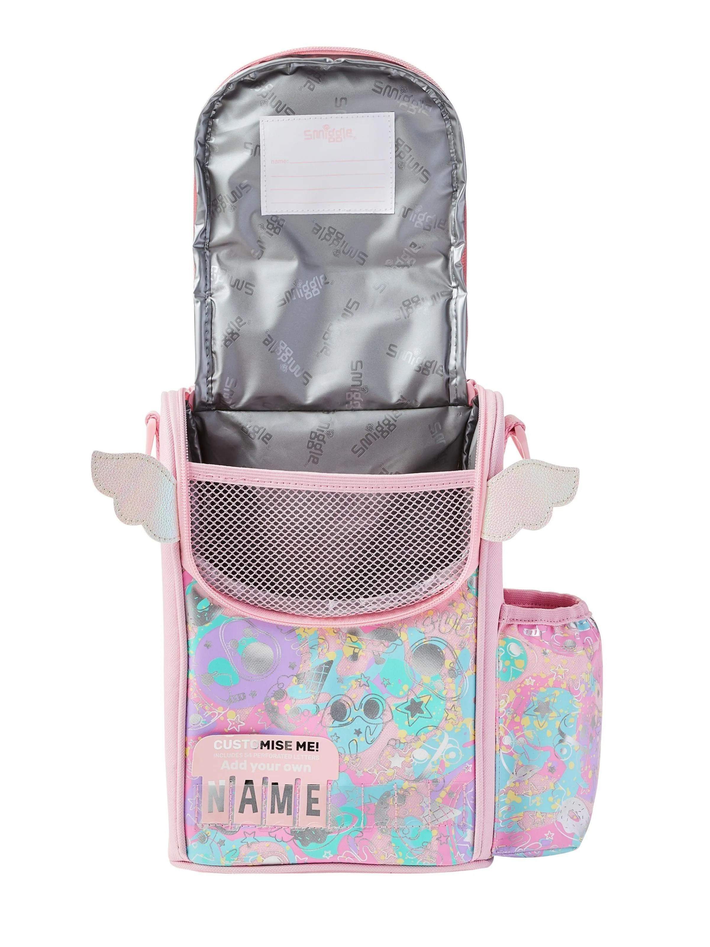 SMIGGLE Sky Hi Junior Id Lunchbox With Strap - Peach