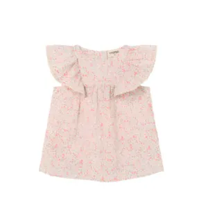 SOPHIA FLORAL DRESS - CORAL