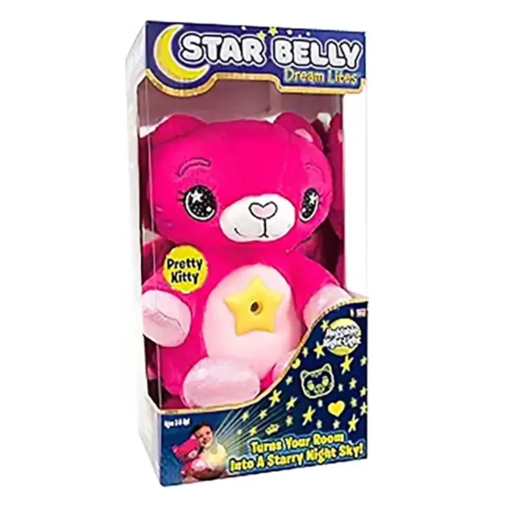 Star Belly Dream Lites Pretty Kitty Stuffed Animal Night Light