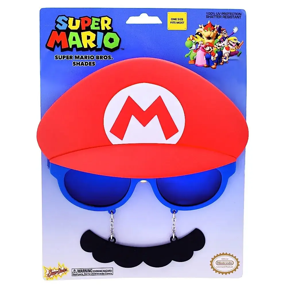 Sun-Staches Super Mario Mustache Sunglasses
