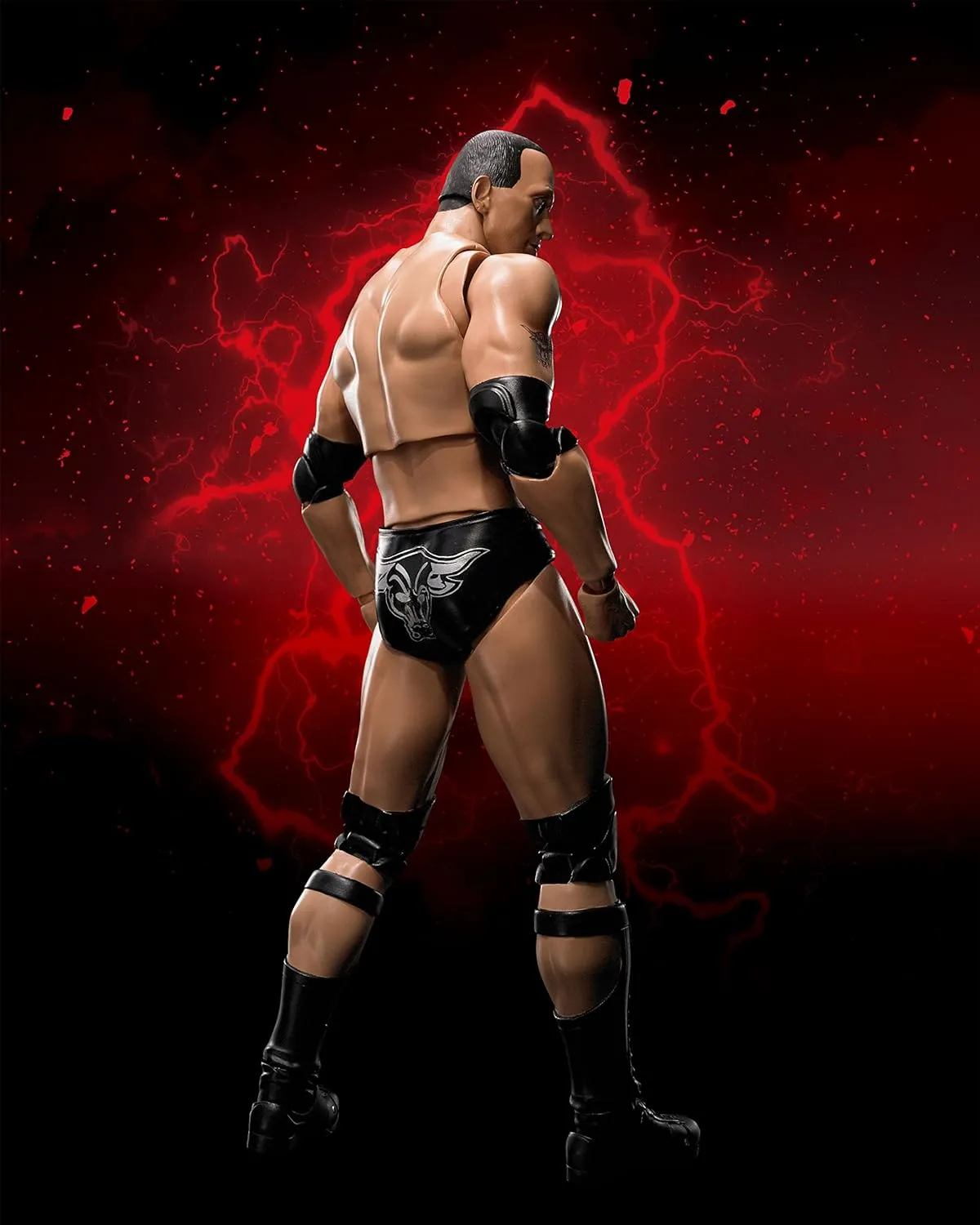 TAMASHII NATIONS WWE The Rock S.H.Figuarts Action Figure - Fully Articulated Collectible for Ages 14 