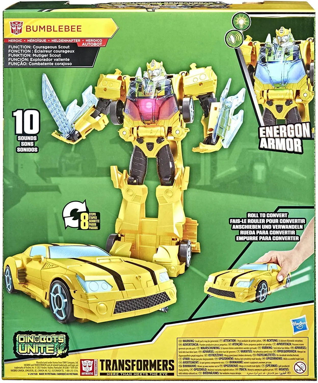 Transformers Cyberverse Roll and Transform Action Figure