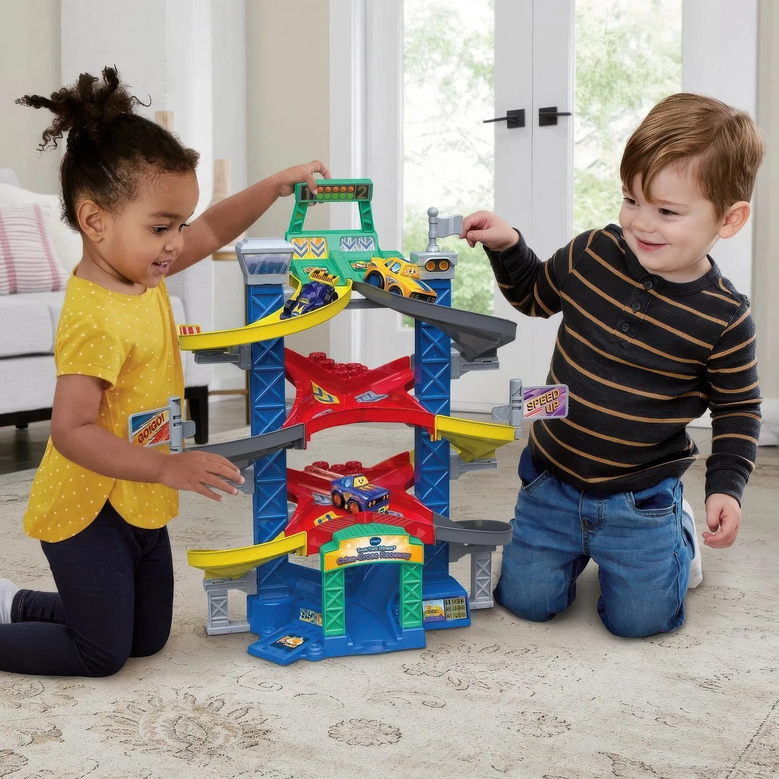 VTech Toot-Toot Drivers Criss-Cross Raceway Playset
